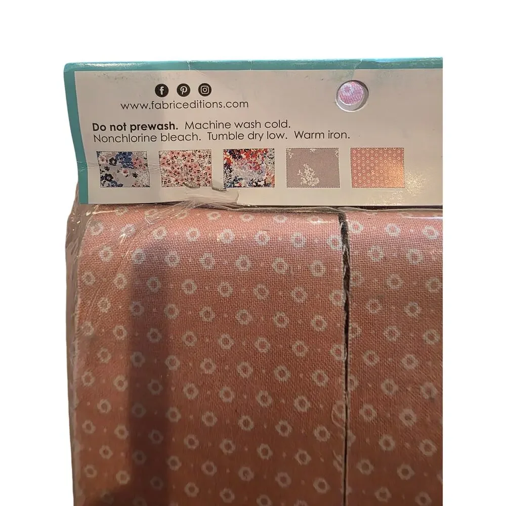 Create It Ditsy Floral Fabric Strips Lot of 3 Packs 100% Cotton Jelly Roll Quilt